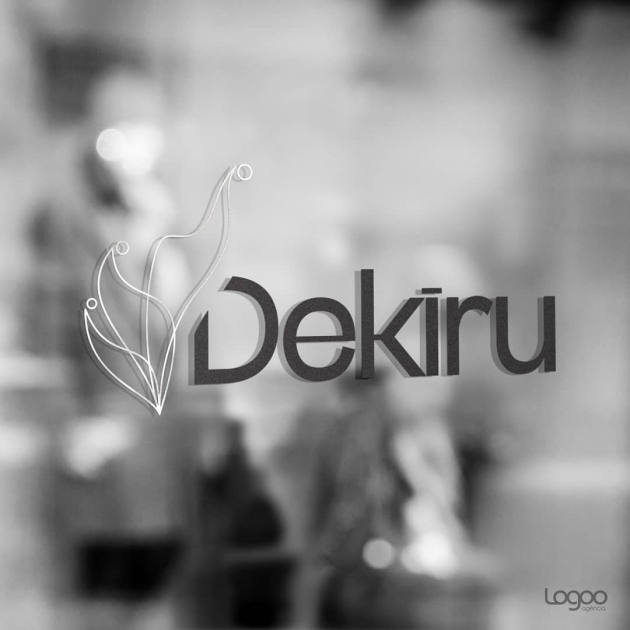 A nova marca Dekiru brinca com o abstrato e o criativo, com elegância e muita classe, adjetivos necessários para uma empresa séria de Gestão Empresarial. O símbolo representa 3 mulheres, com suas formas fluidas e elegantes, lembrando folhas em movimento,  para Dekiru